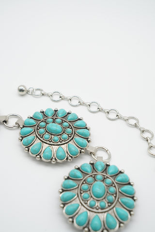 “Turquoise” Concho Belt