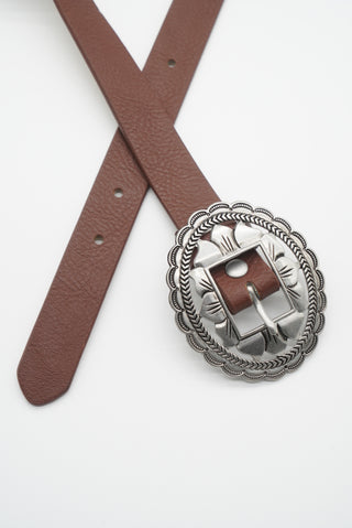 “Athena” Concho Belt (Brown)