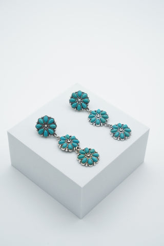 3 Flower Earrings