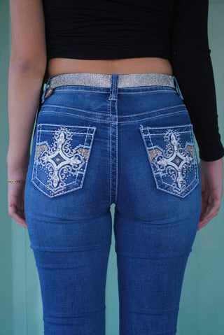 “Rodeo Ready” Bling Jeans