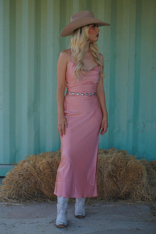 "Naomi" Blush Pink Dress