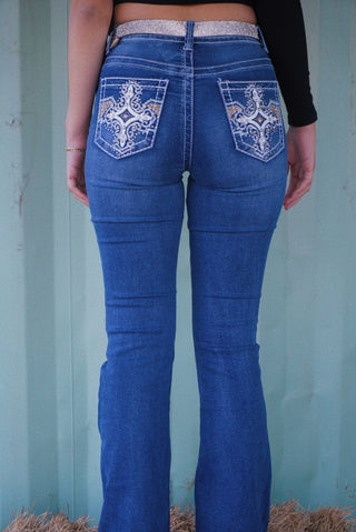 “Rodeo Ready” Bling Jeans