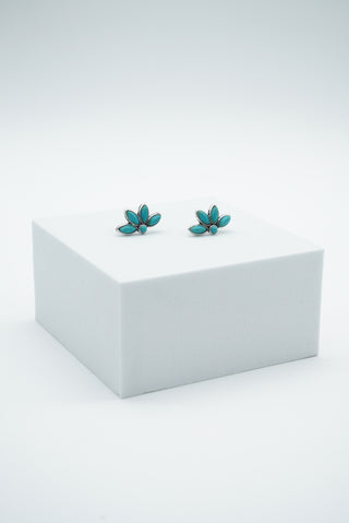 Small Half Flower Earrings