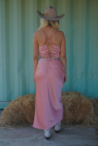 "Naomi" Blush Pink Dress