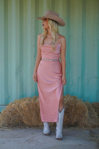 "Naomi" Blush Pink Dress