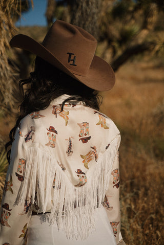 Boots Made For Walkin' Fringe Blouse