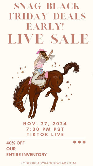 TIK TOK LIVE SALE - NOV 27TH 7:30PM PST