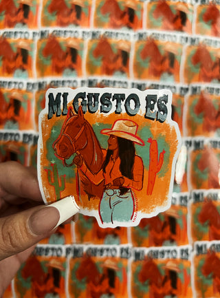 “Mi Gusto Es” - Sticker