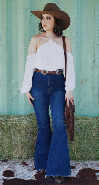 Sheer White Blouse